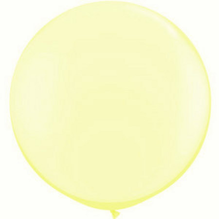 (image for) Round Latex ~ Lemon Chiffon (Float time 48 hrs)
